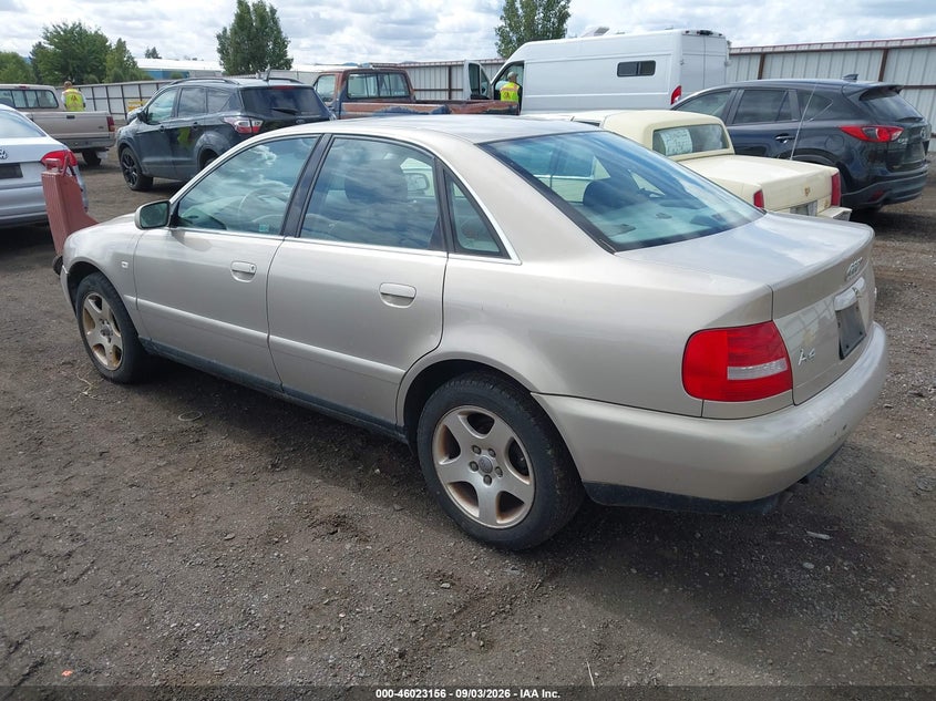 2000 Audi A4 VIN WAUDH28D4YA173911 IAAI salvage auction — NORMAL WEAR, Clear (Washington), sold $0 on 2026-10-11 (photo 3)