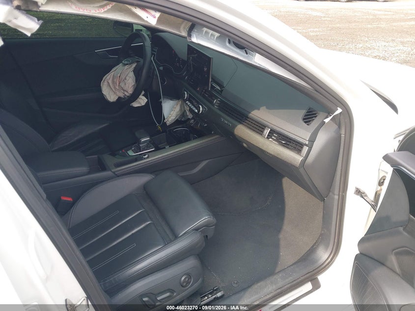 2023 Audi A4 VIN WAUEAAF43PA036186 IAAI salvage auction — FRONT END, Salvage Title, sold $25 on 2026-10-04 (photo 5)