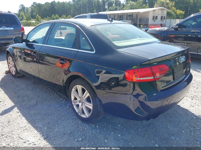 2012 Audi A4 VIN WAUBFAFL5CN005164 IAAI salvage auction — NORMAL WEAR, Clear-Dealer Only (North Carolina), sold $300 on 2026-10-05 (photo 3)