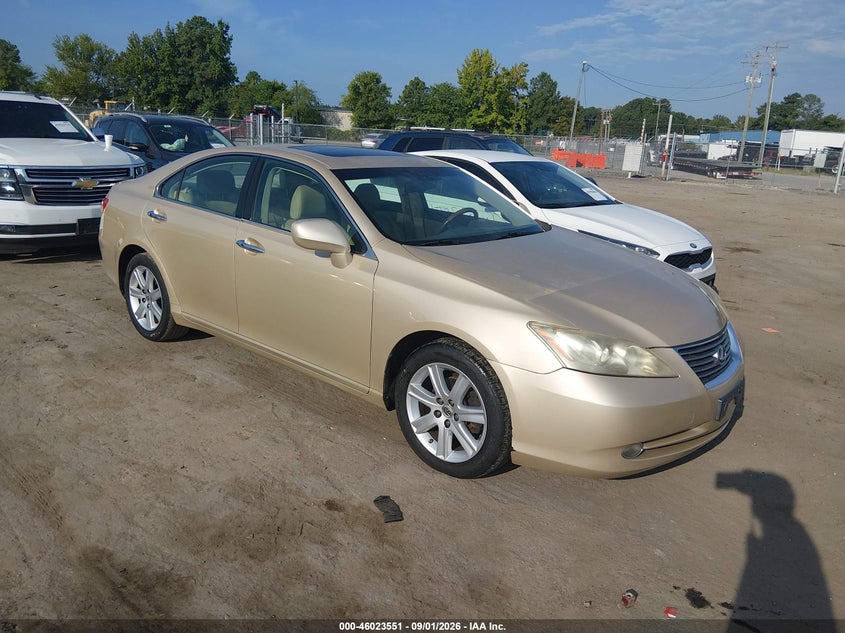 2007 Lexus ES VIN JTHBJ46G272148584 IAAI salvage auction — NORMAL WEAR, Clear (Virginia), sold $0 on 2026-09-27 (photo 1)