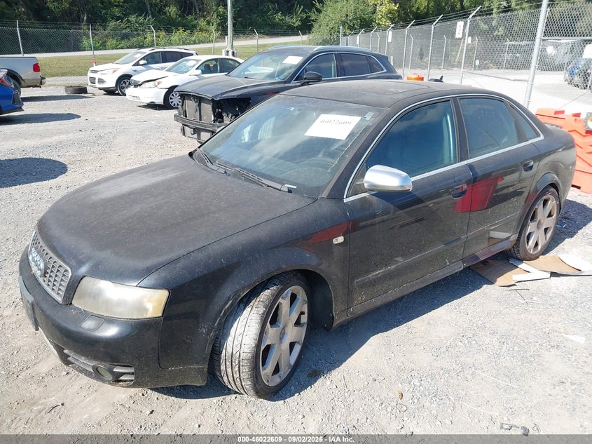 2005 Audi S4 VIN WAUPL68E25A037073 IAAI salvage auction — MECHANICAL, Clear (Virginia), sold $25 on 2026-10-02 (photo 2)