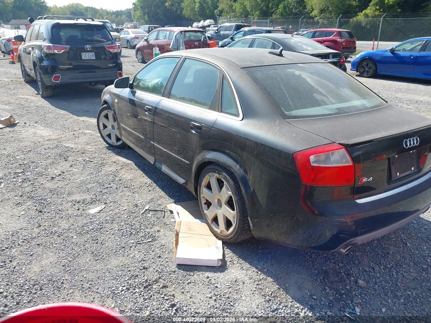 2005 Audi S4 VIN WAUPL68E25A037073 IAAI salvage auction — MECHANICAL, Clear (Virginia), sold $25 on 2026-10-02 (photo 3)