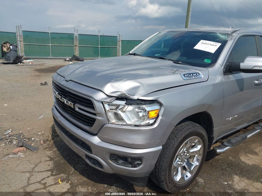 2020 Ram 1500 VIN 1C6SRFFT2LN380198 IAAI salvage auction — FRONT END, Salvage Title, sold $7,900 on 2026-10-05 (photo 6)