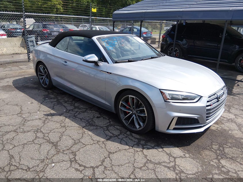 2018 Audi S5 VIN WAUY4GF51JN020813 — IAAI salvage auction photo