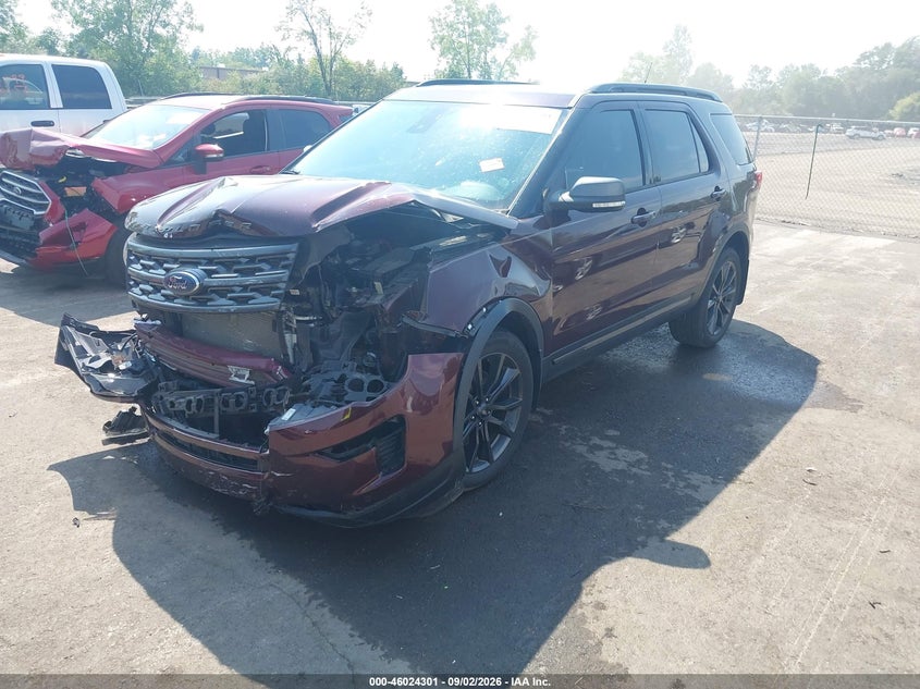 2019 Ford Explorer VIN 1FM5K8D83KGA39475 IAAI salvage auction — FRONT END, Wait Title, sold $1,700 on 2026-09-30 (photo 2)