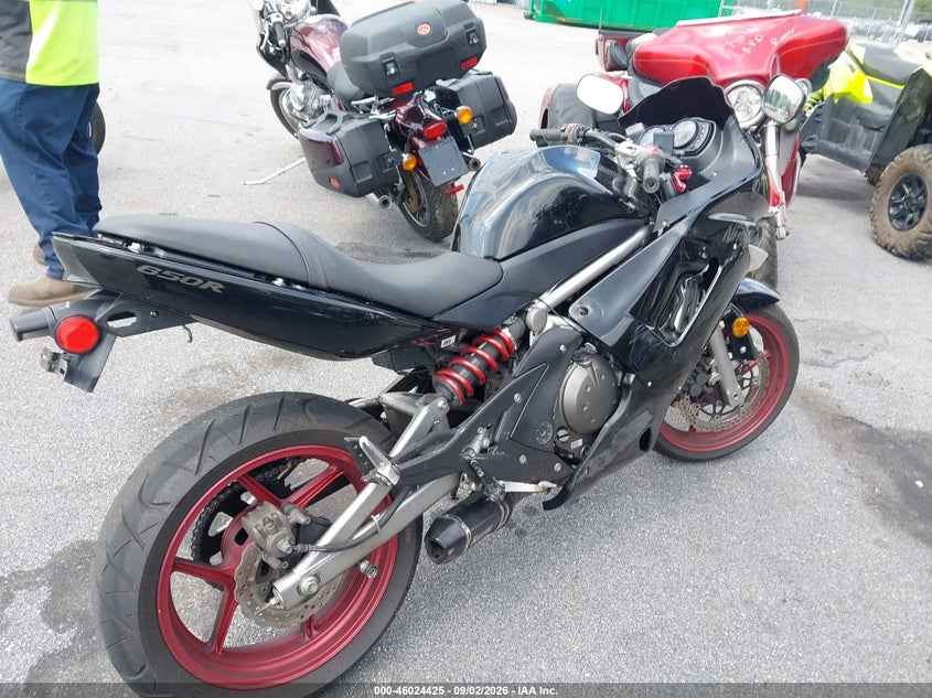 2008 Kawasaki Ninja VIN JKAEXEA138A039252 IAAI salvage auction — RIGHT SIDE, Salvage (South Carolina), sold $0 on 2026-10-02 (photo 4)