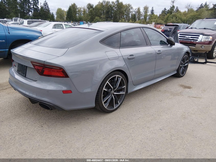 2016 Audi Rs7 VIN WUAWRAFC6GN903356 IAAI salvage auction — FRONT END, Bill Of Sale (Washington), sold $17,300 on 2026-09-09 (photo 4)