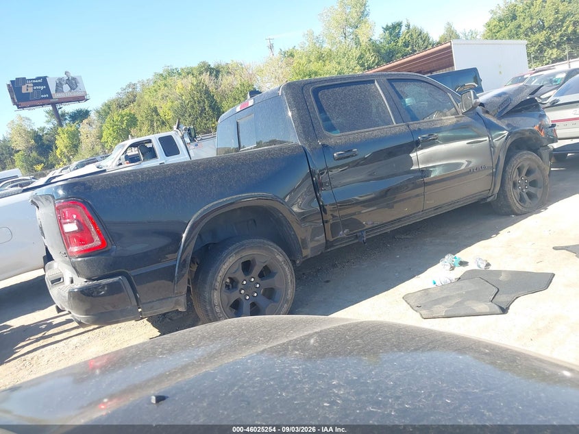 2025 Ram 1500 VIN 1C6SRFFP2SN624434 IAAI salvage auction — LEFT FRONT, Wait Title, sold $10,475 on 2026-10-07 (photo 4)