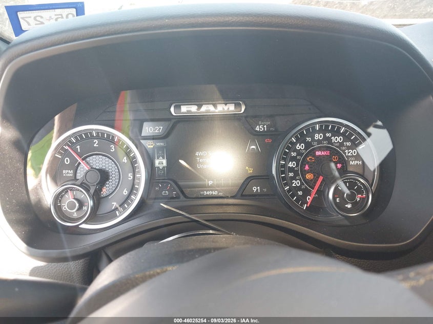 2025 Ram 1500 VIN 1C6SRFFP2SN624434 IAAI salvage auction — LEFT FRONT, Wait Title, sold $10,475 on 2026-10-07 (photo 7)