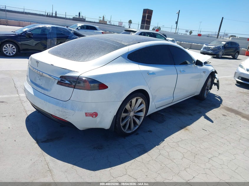 2016 Tesla Model s VIN 5YJSA1E15GF159945 IAAI salvage auction — FRONT END, Wait Title, sold $2,300 on 2026-09-23 (photo 4)