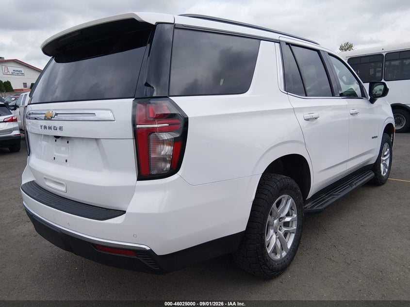 2023 Chevrolet Tahoe VIN 1GNSKLED6PR151096 IAAI salvage auction — NORMAL WEAR, Sf97 (Oregon), sold $21,600 on 2026-09-17 (photo 4)