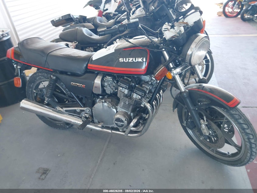 1982 Suzuki Gs750 VIN JS1GR71A5C2101588 IAAI salvage auction — FRONT END, Clear (Pennsylvania), sold $300 on 2026-09-11 (photo 1)