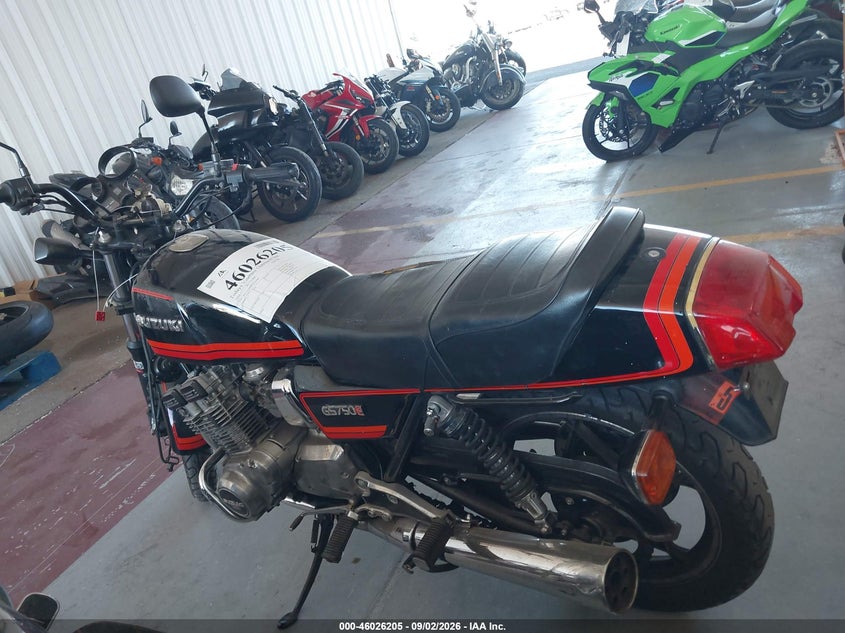 1982 Suzuki Gs750 VIN JS1GR71A5C2101588 IAAI salvage auction — FRONT END, Clear (Pennsylvania), sold $300 on 2026-09-11 (photo 3)
