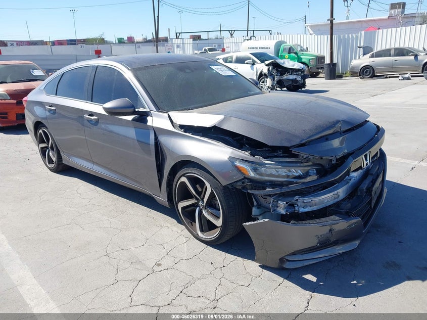2020 Honda Accord VIN 1HGCV2F38LA015664 IAAI salvage auction — FRONT END, Salvage (California), sold $6,250 on 2026-09-16 (photo 1)