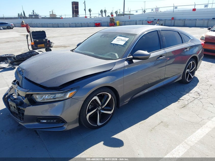 2020 Honda Accord VIN 1HGCV2F38LA015664 IAAI salvage auction — FRONT END, Salvage (California), sold $6,250 on 2026-09-16 (photo 2)