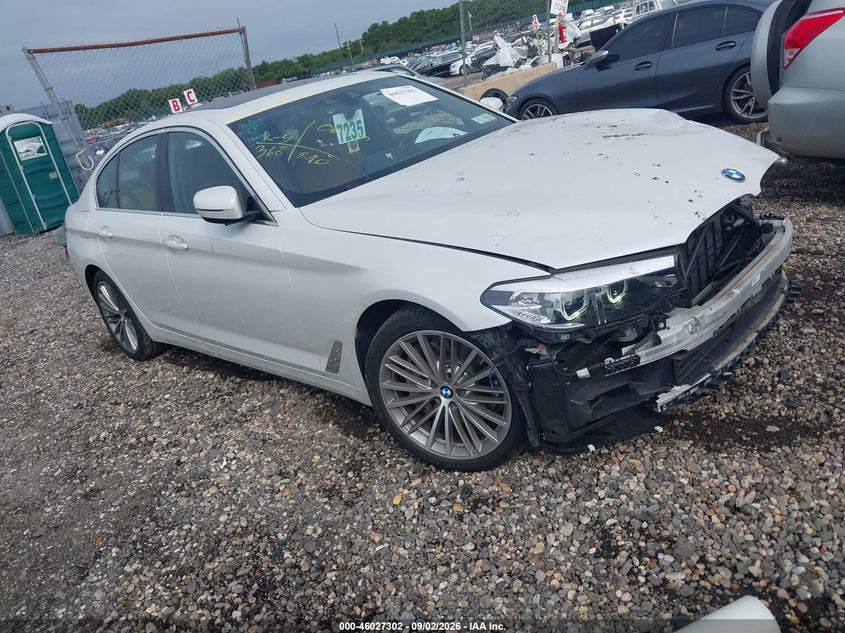 2020 BMW 5 series VIN WBAJS3C08LWW72933 IAAI salvage auction — FRONT END, Wait Title, sold $10,000 on 2026-10-13 (photo 1)