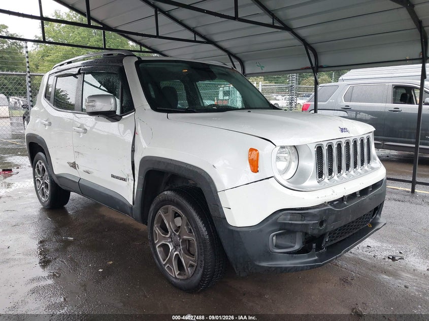 2016 Jeep Renegade VIN ZACCJBDT1GPD32463 IAAI salvage auction — FRONT END, Salvage Title, sold $0 on 2026-10-21 (photo 1)