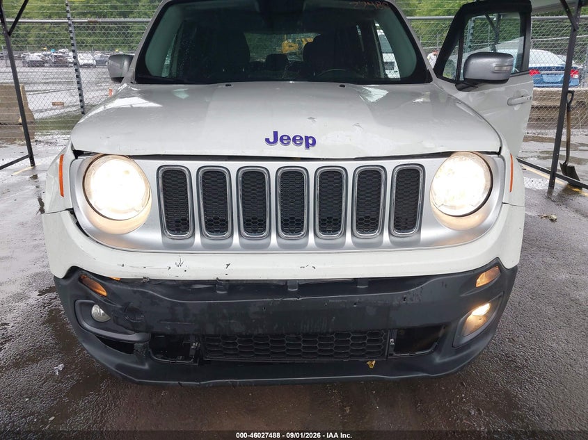 2016 Jeep Renegade VIN ZACCJBDT1GPD32463 IAAI salvage auction — FRONT END, Salvage Title, sold $0 on 2026-10-21 (photo 6)