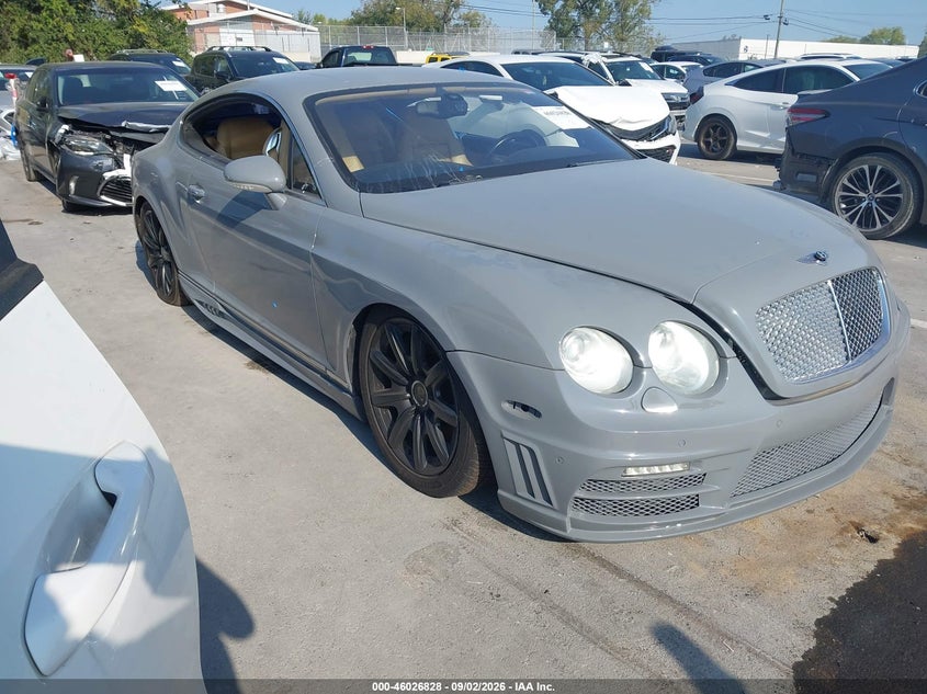 2005 Bentley Continental VIN SCBCR63W85C030040 IAAI salvage auction — NORMAL WEAR, Clear (Tennessee), sold $2,775 on 2026-09-10 (photo 1)