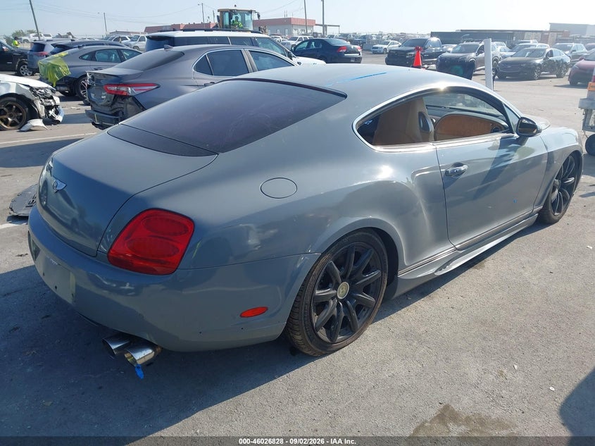 2005 Bentley Continental VIN SCBCR63W85C030040 IAAI salvage auction — NORMAL WEAR, Clear (Tennessee), sold $2,775 on 2026-09-10 (photo 4)