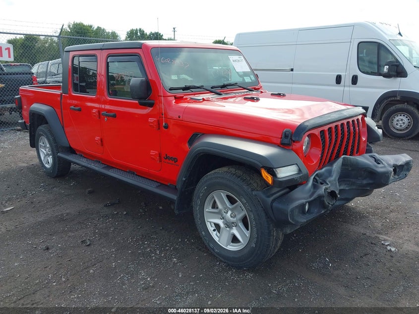 2020 Jeep Gladiator VIN 1C6HJTAG2LL108465 — IAAI salvage auction photo