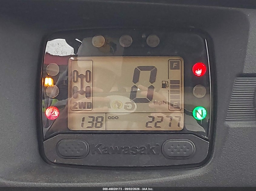 2021 Kawasaki VIN JKBRTCJ18MB502259 IAAI salvage auction — RIGHT FRONT, Wait Title, sold $5,550 on 2026-09-23 (photo 7)