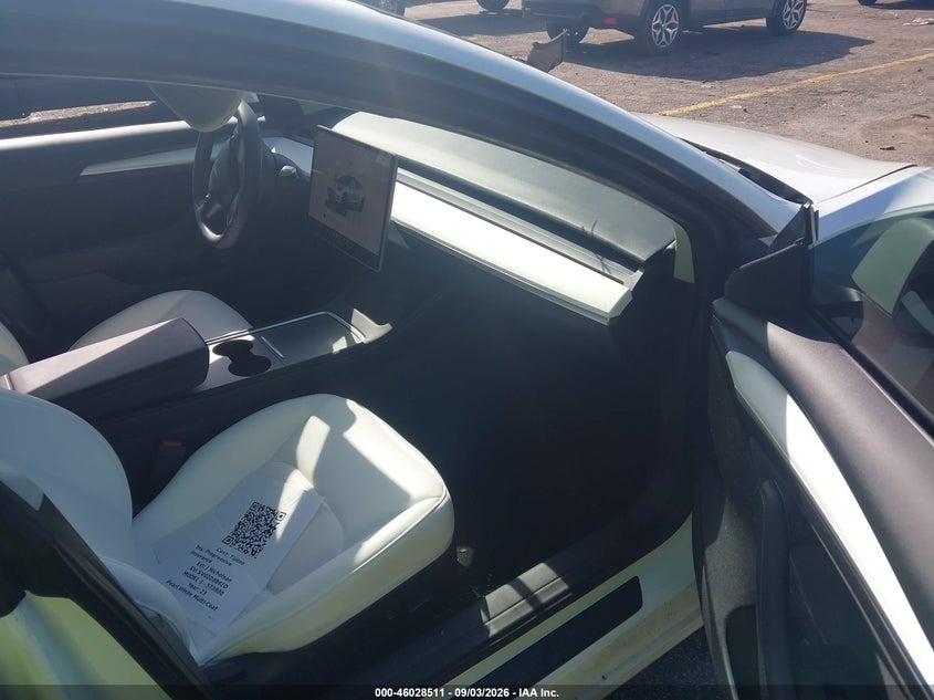 2023 Tesla Model 3 VIN 5YJ3E1EAXPF573800 IAAI salvage auction — FRONT END, Salvage Title, sold $8,700 on 2026-10-02 (photo 5)