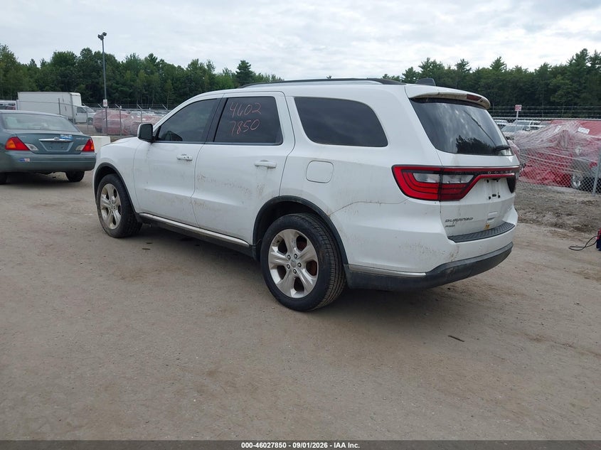 2014 Dodge Durango VIN 1C4RDJDG2EC978028 IAAI salvage auction — UNKNOWN, Original (Maine), sold $1,500 on 2026-09-06 (photo 3)