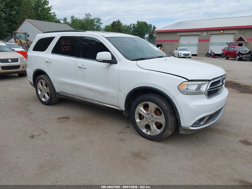 2014 Dodge Durango VIN 1C4RDJDG2EC978028 IAAI salvage auction — UNKNOWN, Original (Maine), sold $1,500 on 2026-09-06 (photo 1)