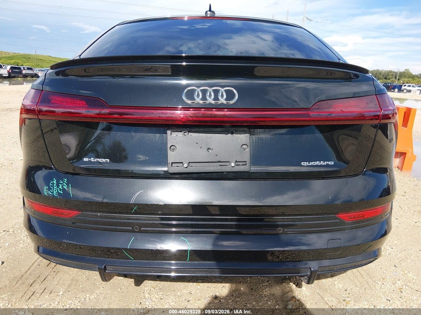 2021 Audi E-tron sportback VIN WA13AAGE5MB024350 IAAI salvage auction — REAR END, Salvage Title, sold $19,200 on 2026-10-09 (photo 6)