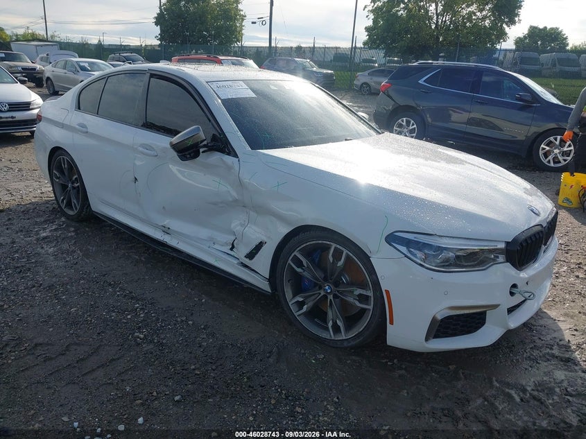 2019 BMW 5er VIN WBAJB9C5XKB288219 — IAAI salvage auction photo