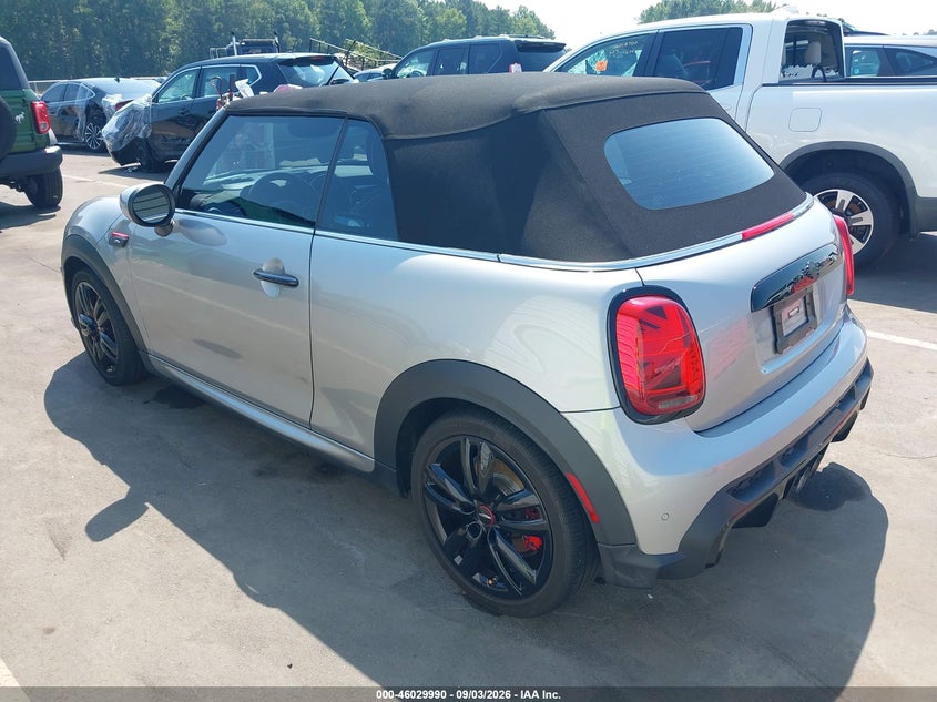 2023 Mini Convertible VIN WMW63DL05P3R03660 IAAI salvage auction — WATER/FLOOD, Wait Title, sold $6,800 on 2026-10-08 (photo 3)
