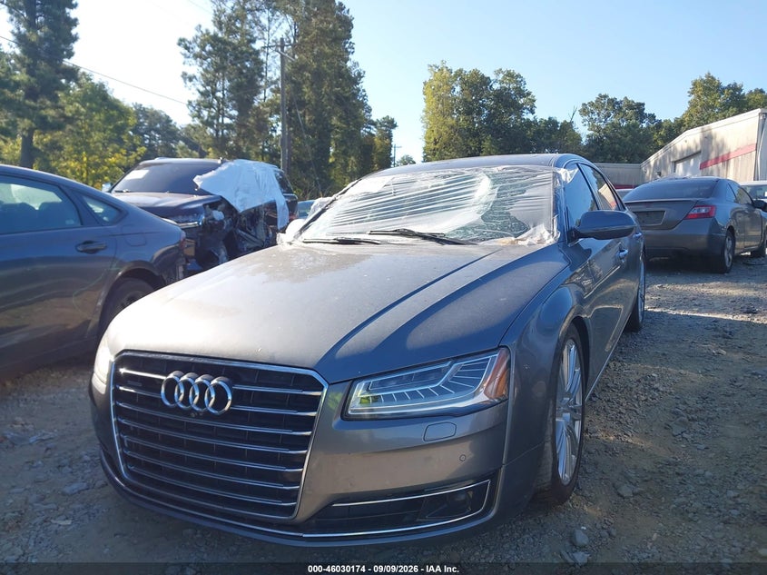 2015 Audi A8 VIN WAU32AFD1FN018149 IAAI salvage auction — FRONT END, Wait Title, sold $2,550 on 2026-10-02 (photo 2)