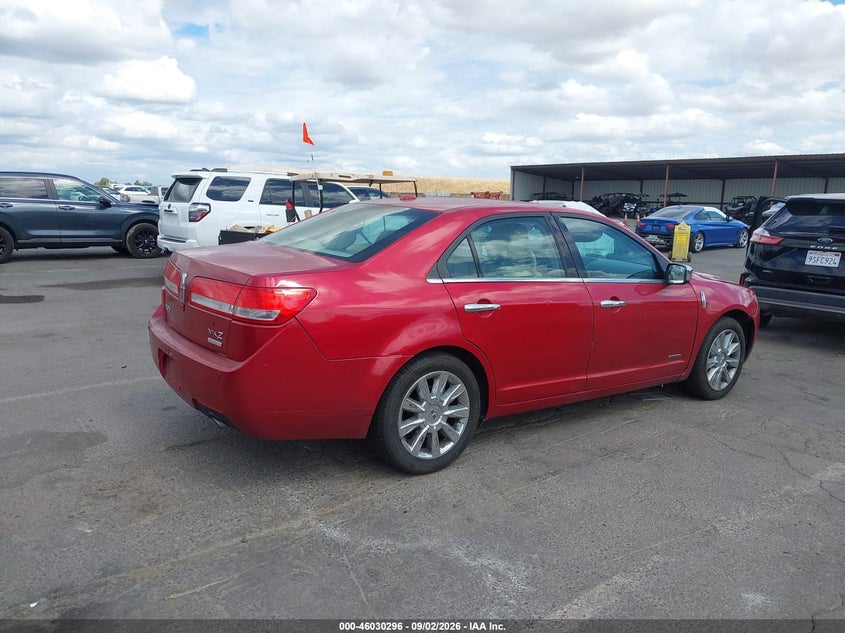 2012 Lincoln Mkz VIN 3LNDL2L38CR807389 IAAI salvage auction — REAR END, Wait Title, sold $400 on 2026-10-01 (photo 6)