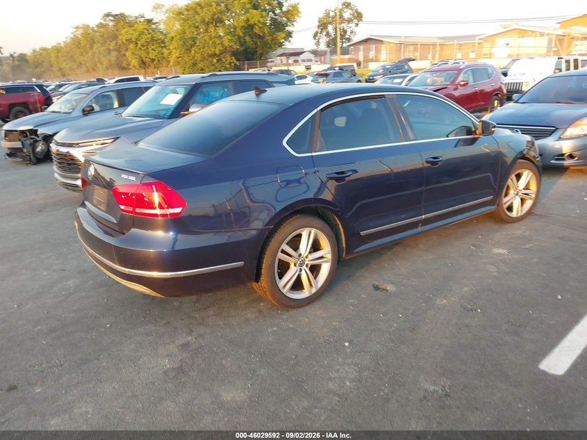 2013 Volkswagen Passat VIN 1VWCN7A31DC026737 IAAI salvage auction — NORMAL WEAR, Clear (Tennessee), sold $25 on 2026-09-29 (photo 4)