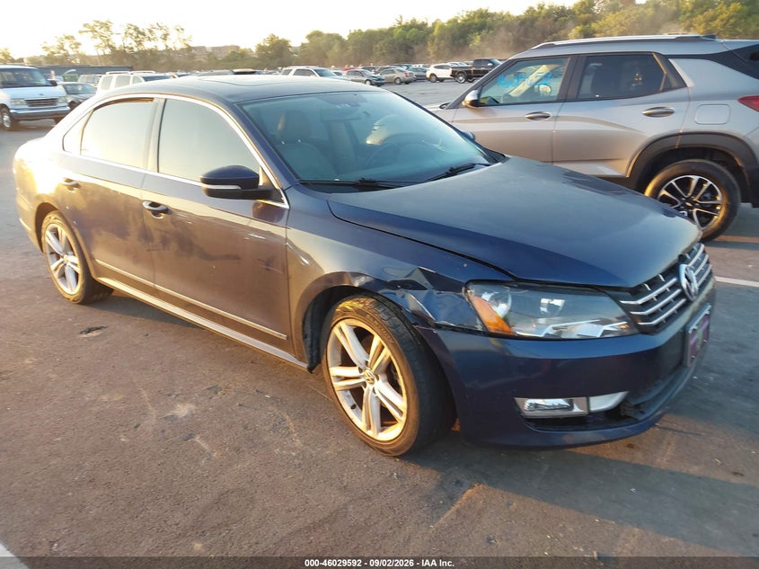 2013 Volkswagen Passat VIN 1VWCN7A31DC026737 IAAI salvage auction — NORMAL WEAR, Clear (Tennessee), sold $25 on 2026-09-29 (photo 6)