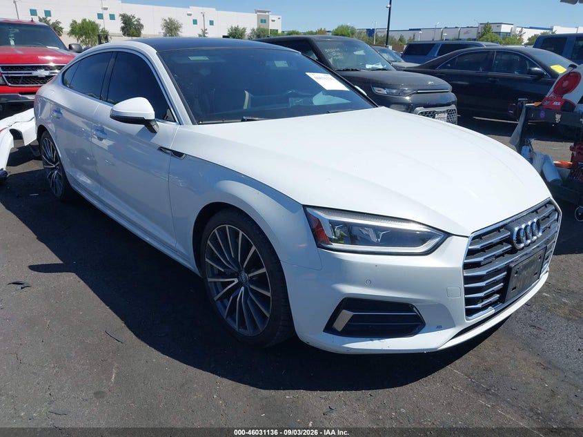 2018 Audi A5 VIN WAUBNCF52JA134239 — IAAI salvage auction photo