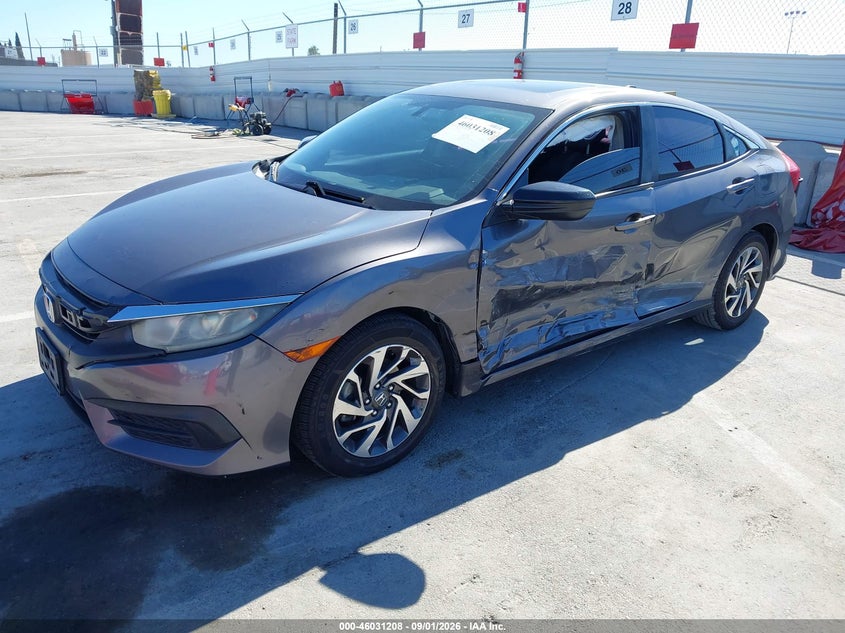 2018 Honda Civic VIN 2HGFC2F70JH529593 IAAI salvage auction — SIDE, Wait Title, sold $3,850 on 2026-10-09 (photo 2)