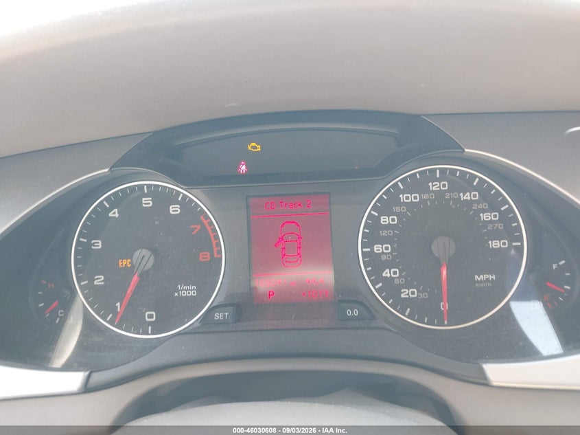 2012 Audi A4 VIN WAUFFBFL4CA115413 IAAI salvage auction — NORMAL WEAR, Clear (Indiana), sold $875 on 2026-09-10 (photo 7)