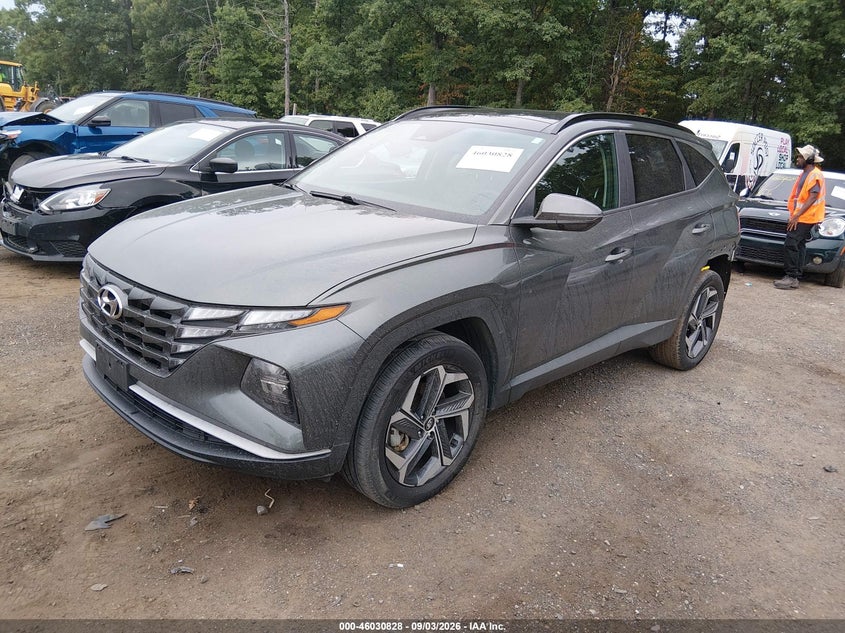 2023 Hyundai Tucson VIN KM8JFCA18PU092274 IAAI salvage auction — REAR END, Wait Title, sold $14,025 on 2026-09-30 (photo 2)