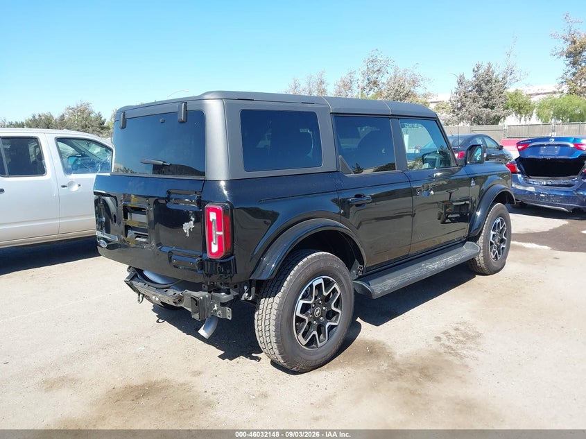 2025 Ford Bronco VIN 1FMEE8BP4SLA49280 IAAI salvage auction — REAR END, Wait Title, sold $27,600 on 2026-09-28 (photo 4)