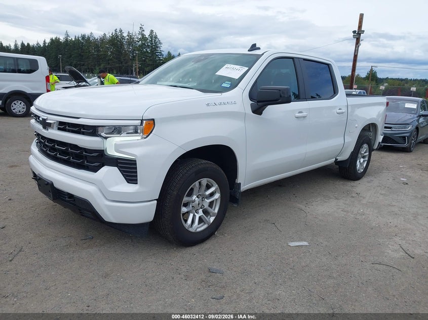 2026 Chevrolet Silverado VIN 3GCPADED3TG237953 IAAI salvage auction — RIGHT SIDE, Enterprise Vehicles Clear Only (Texas), sold $31,000 on 2026-09-07 (photo 2)