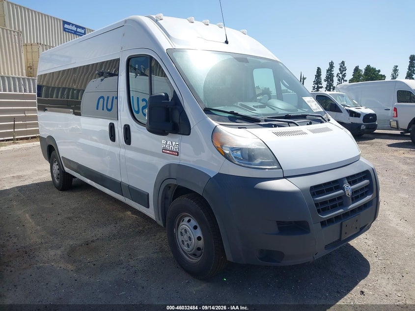 2018 Ram Promaster 2500 VIN 3C7WRVPG8JE156279 — IAAI salvage auction photo