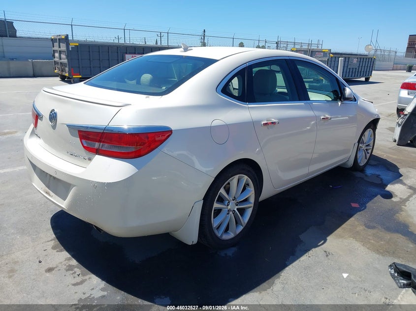 2013 Buick Verano VIN 1G4PT5SV0D4255947 IAAI salvage auction — NORMAL WEAR, Clear - Dealer Only (California), sold $750 on 2026-09-16 (photo 4)