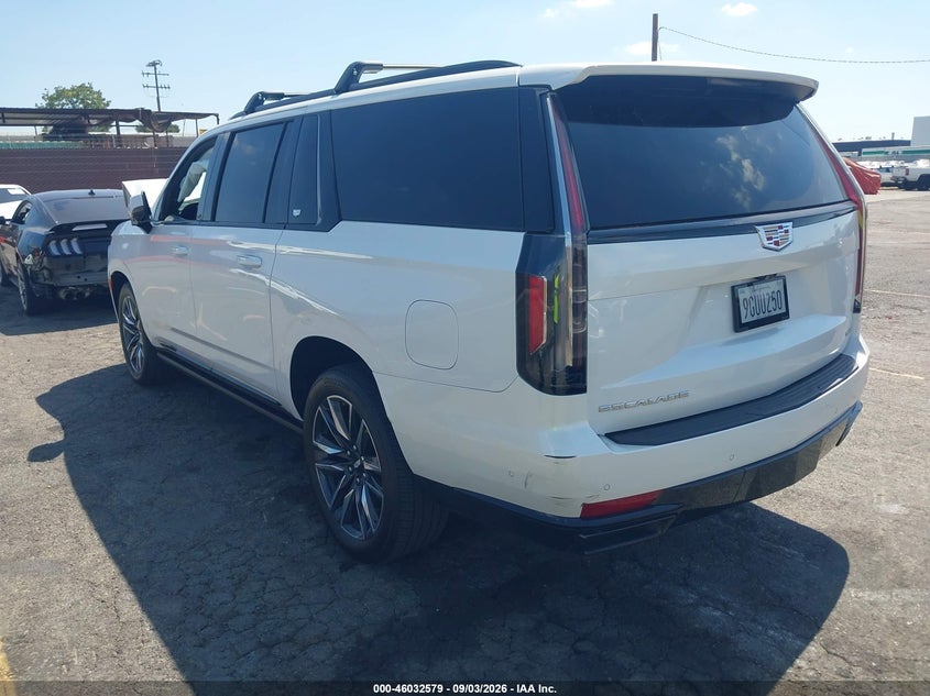 2023 Cadillac Escalade VIN 1GYS4RKL1PR429026 IAAI salvage auction — FRONT END, Salvage Title, sold $26,200 on 2026-10-09 (photo 3)