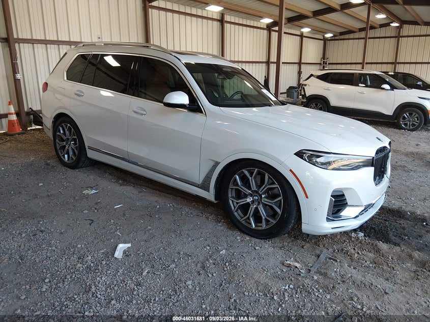 2022 BMW X7 VIN 5UXCW2C07N9L79552 — IAAI salvage auction photo
