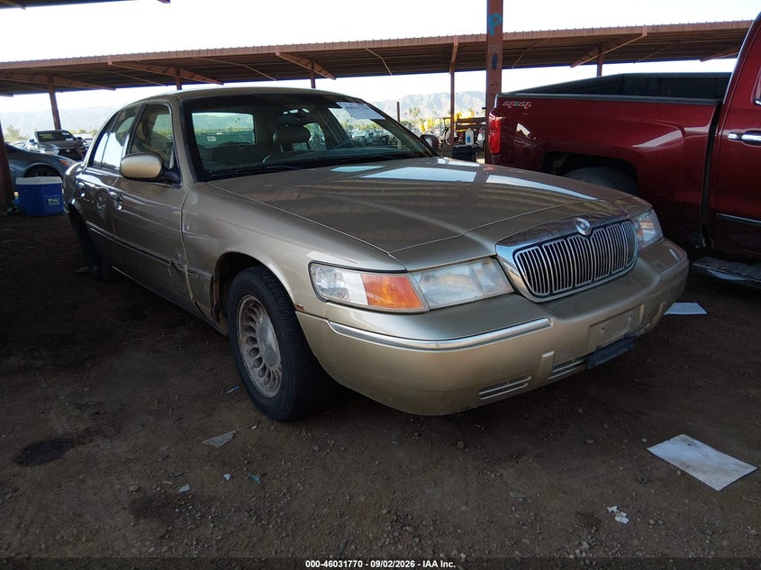 2000 Mercury Grand marquis VIN 2MEFM75W8YX665633 IAAI salvage auction — RIGHT FRONT, Salvage (Arizona), sold $400 on 2026-09-22 (photo 1)