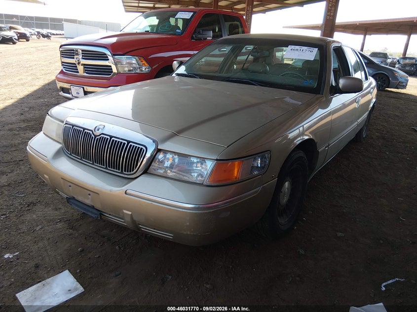 2000 Mercury Grand marquis VIN 2MEFM75W8YX665633 IAAI salvage auction — RIGHT FRONT, Salvage (Arizona), sold $400 on 2026-09-22 (photo 2)