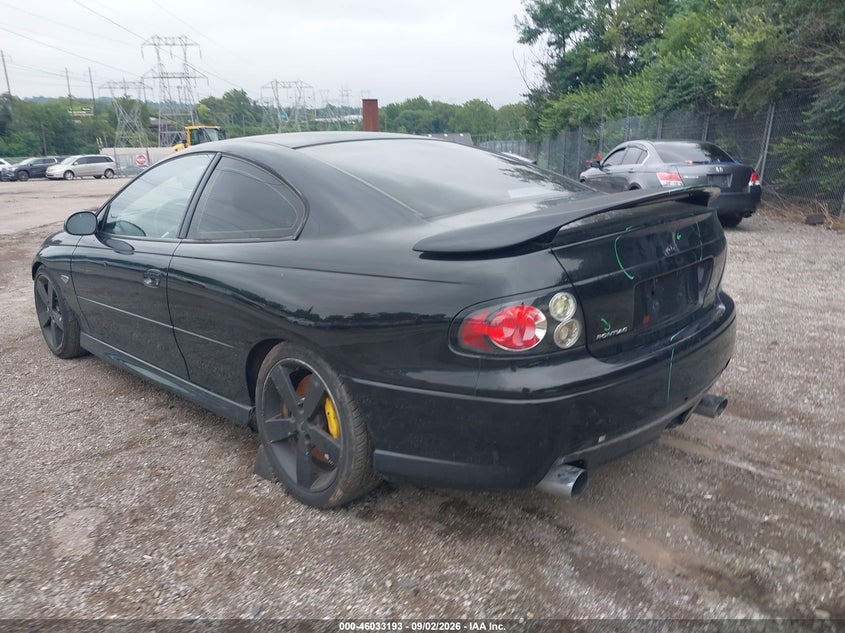 2006 Pontiac Gto VIN 6G2VX12U06L821007 IAAI salvage auction — FRONT END, Salvage (Pennsylvania), sold $5,000 on 2026-09-18 (photo 3)