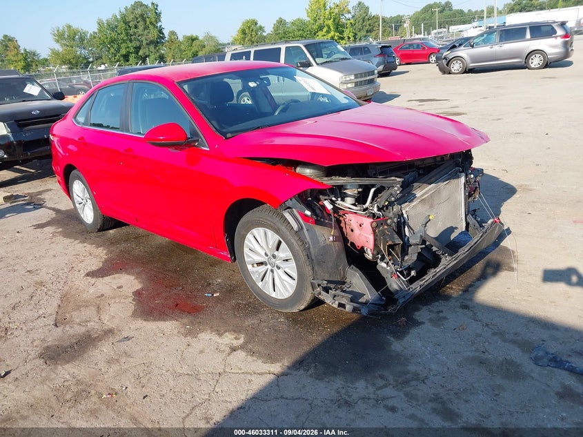 2019 Volkswagen Jetta VIN 3VWC57BUXKM055334 IAAI salvage auction — FRONT END, Wait Title, sold $0 on 2026-09-29 (photo 1)
